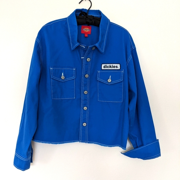 Dickies Jackets & Blazers - Dickies Jean Work Jacket Electric Blue